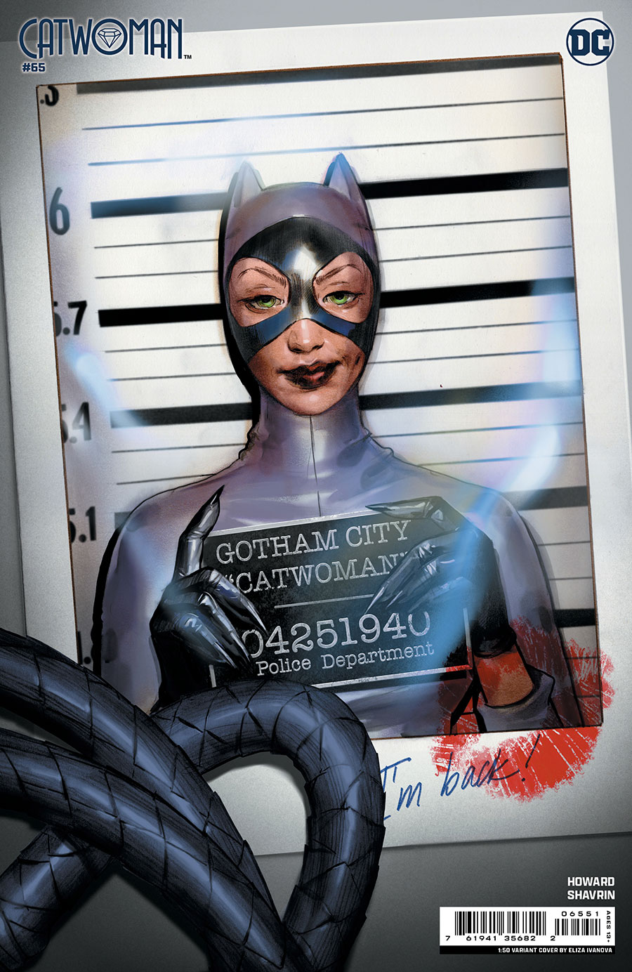 Catwoman Vol 5 #65 Cover E Incentive Eliza Ivanova Card Stock Variant Cover