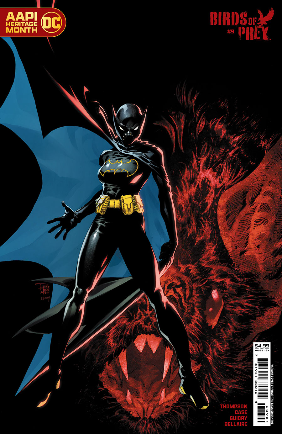 Birds Of Prey Vol 5 #9 Cover D Variant Philip Tan & Elmer Santos Cassandra Cain AAPI Month Card Stock Cover