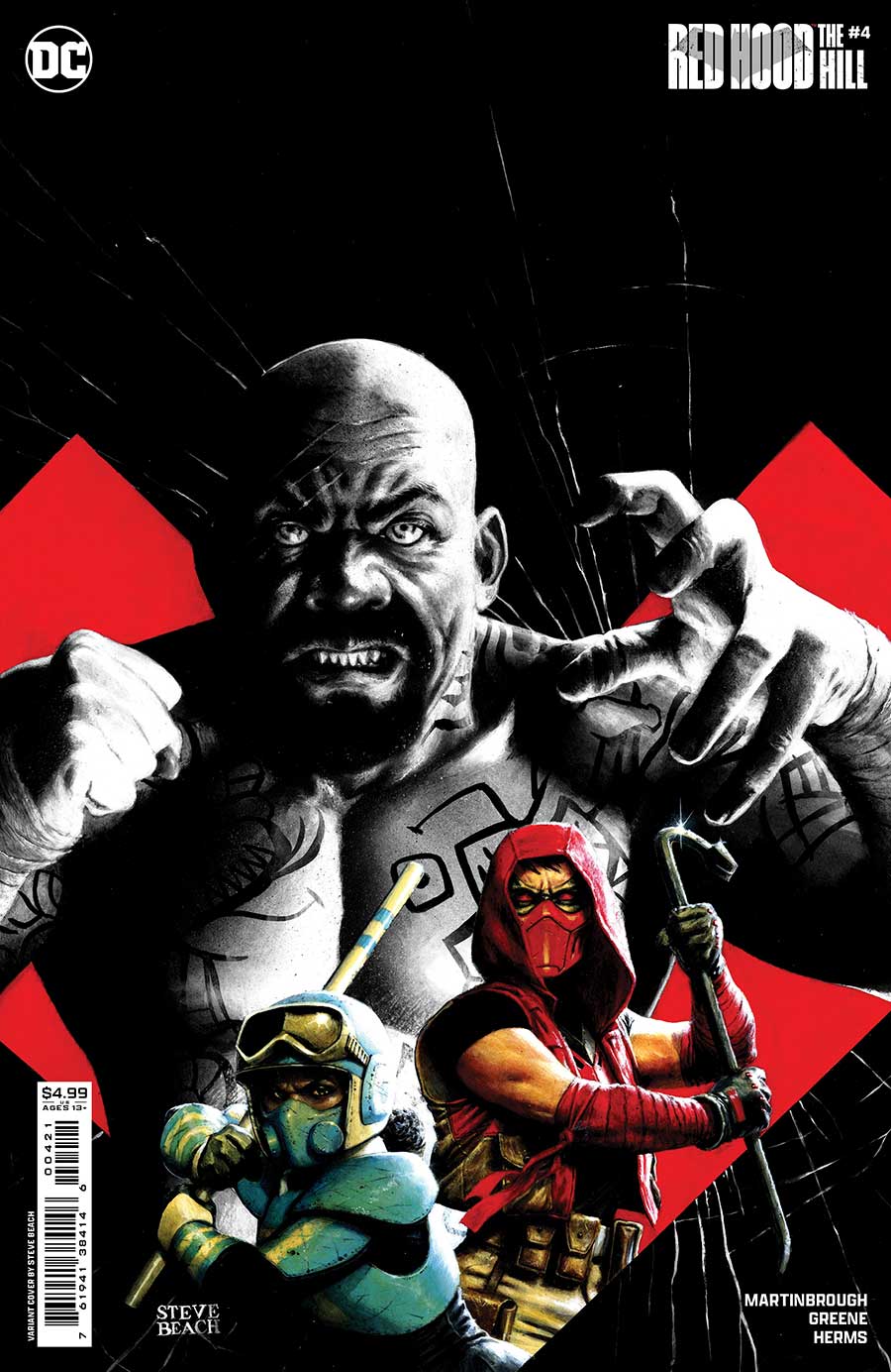 Red Hood The Hill #4 Cover B Variant Steve Beach Card Stock Cover