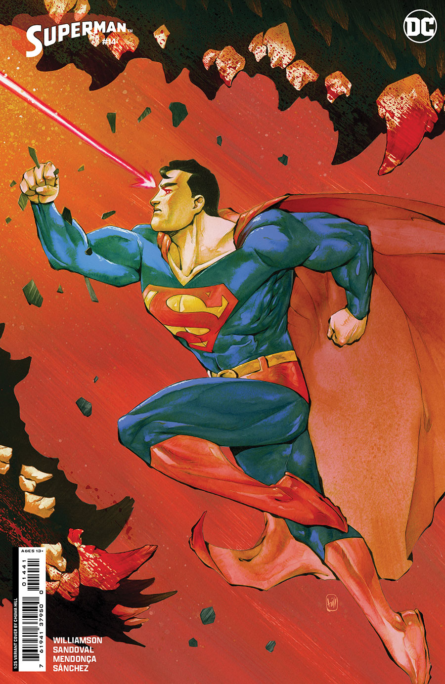 Superman Vol 7 #14 Cover E Incentive Chuma Hill Card Stock Variant Cover (House Of Brainiac Part 4)