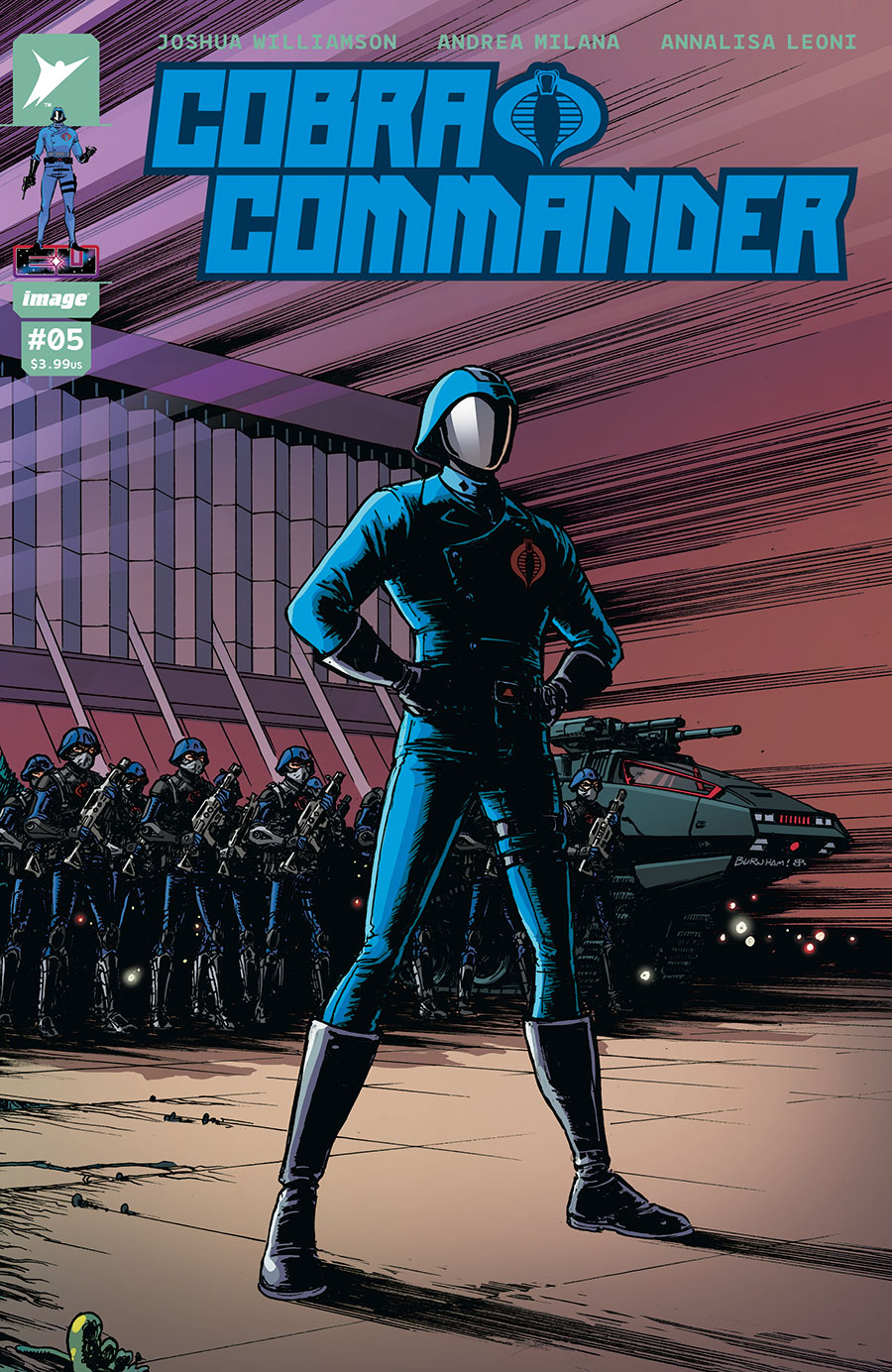 Cobra Commander #5 Cover C Incentive Chris Burnham & Brian Reber Connecting Variant Cover