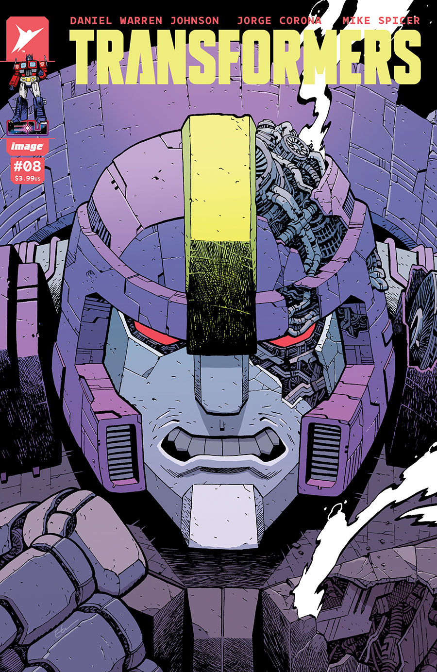 Transformers Vol 5 #8 Cover D Incentive Ethan Young Variant Cover