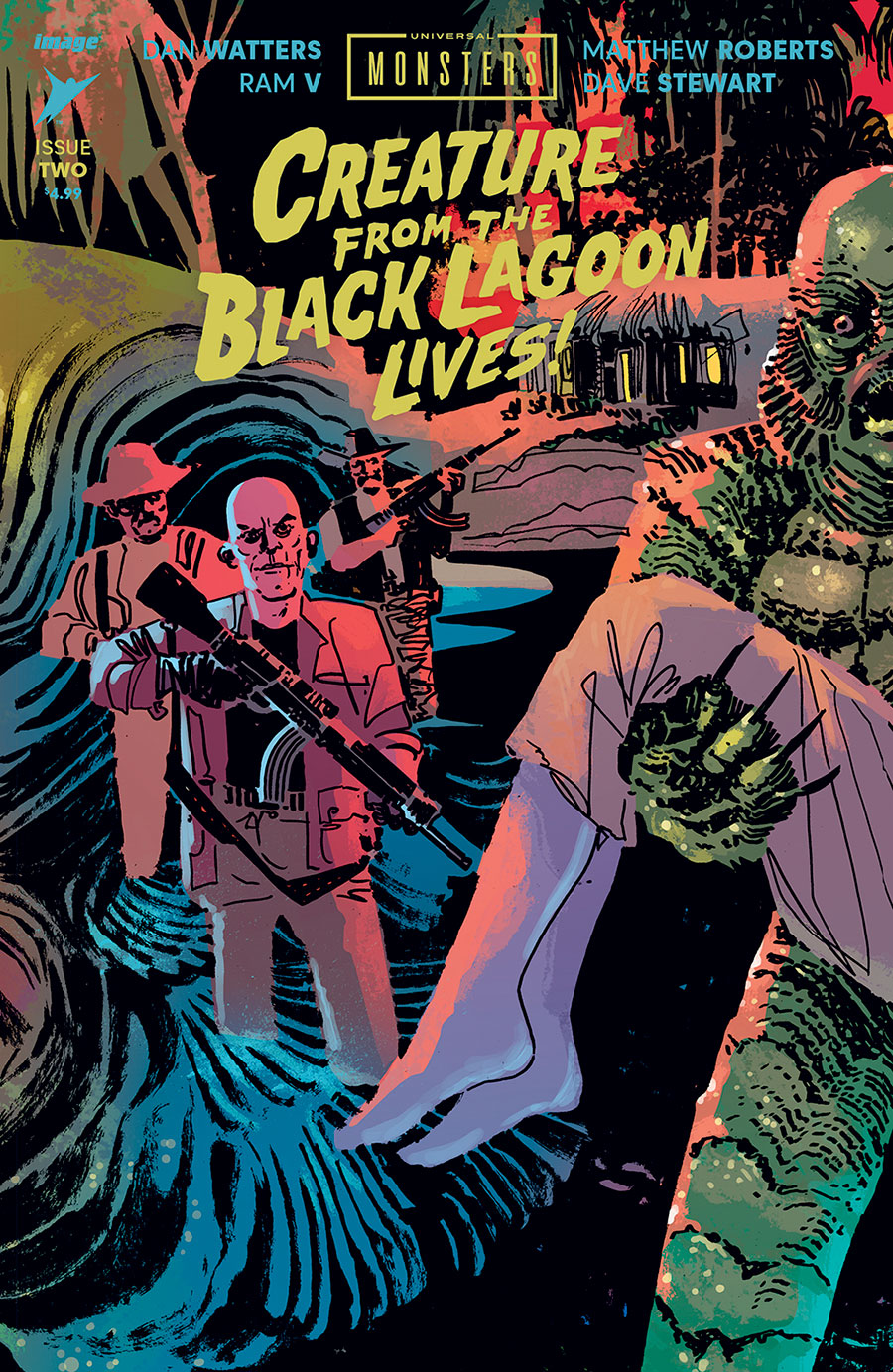 Universal Monsters Creature From The Black Lagoon Lives #2 Cover C Incentive DANI Connecting Variant Cover