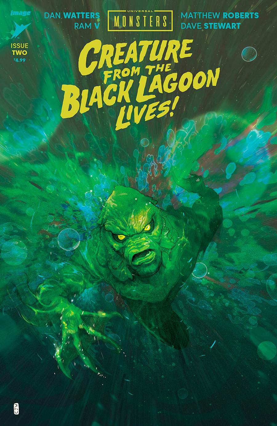Universal Monsters Creature From The Black Lagoon Lives #2 Cover F Incentive Christian Ward Variant Cover