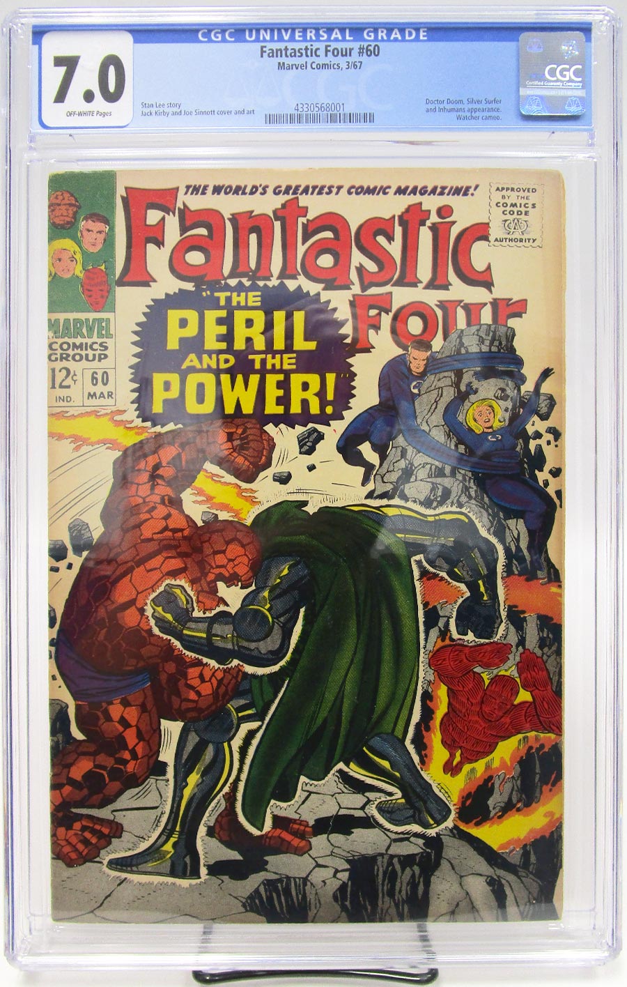 Fantastic Four #60 Cover C CGC 7.0