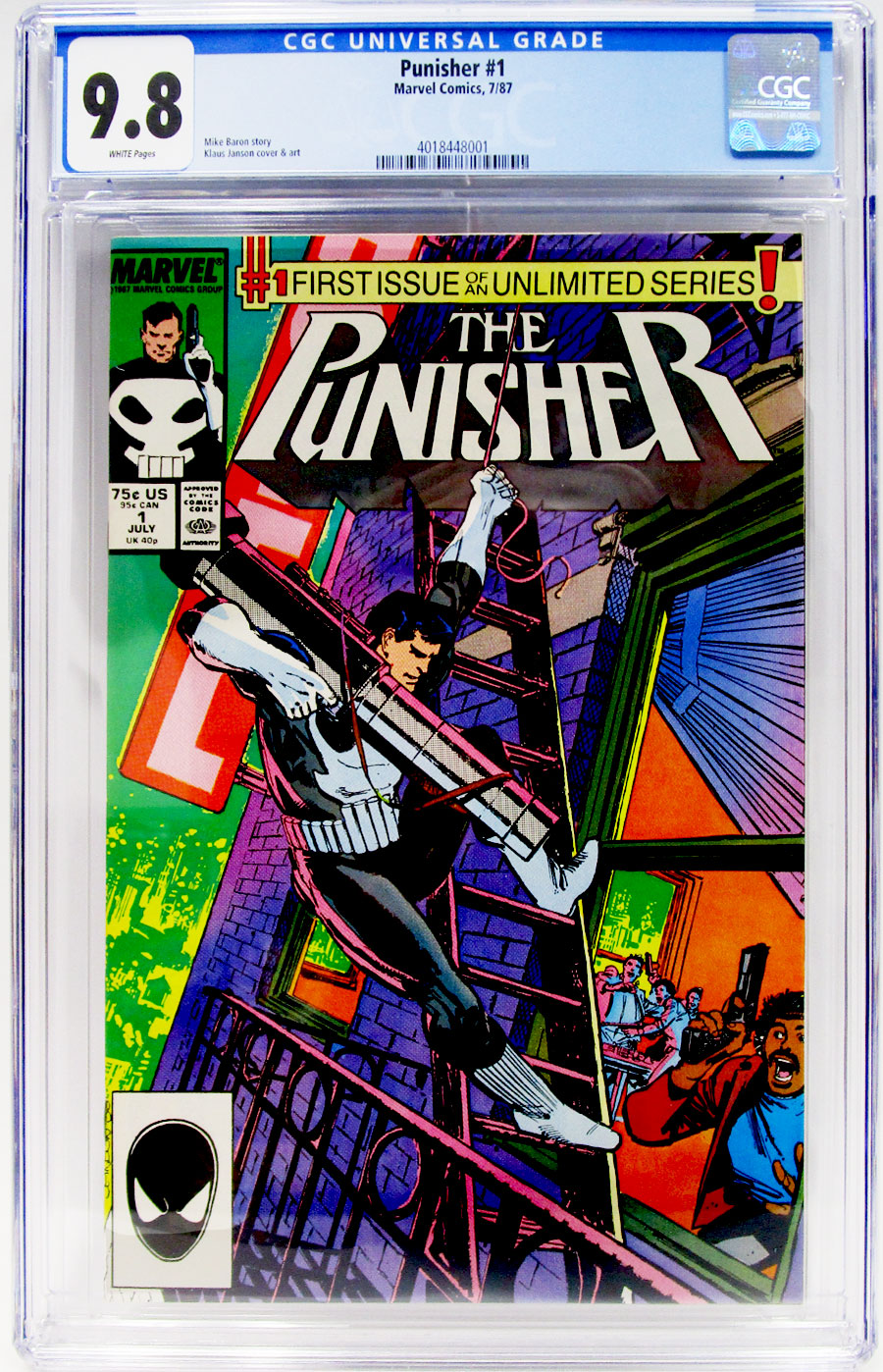 Punisher Vol 2 #1 Cover D Regular Edition CGC 9.8