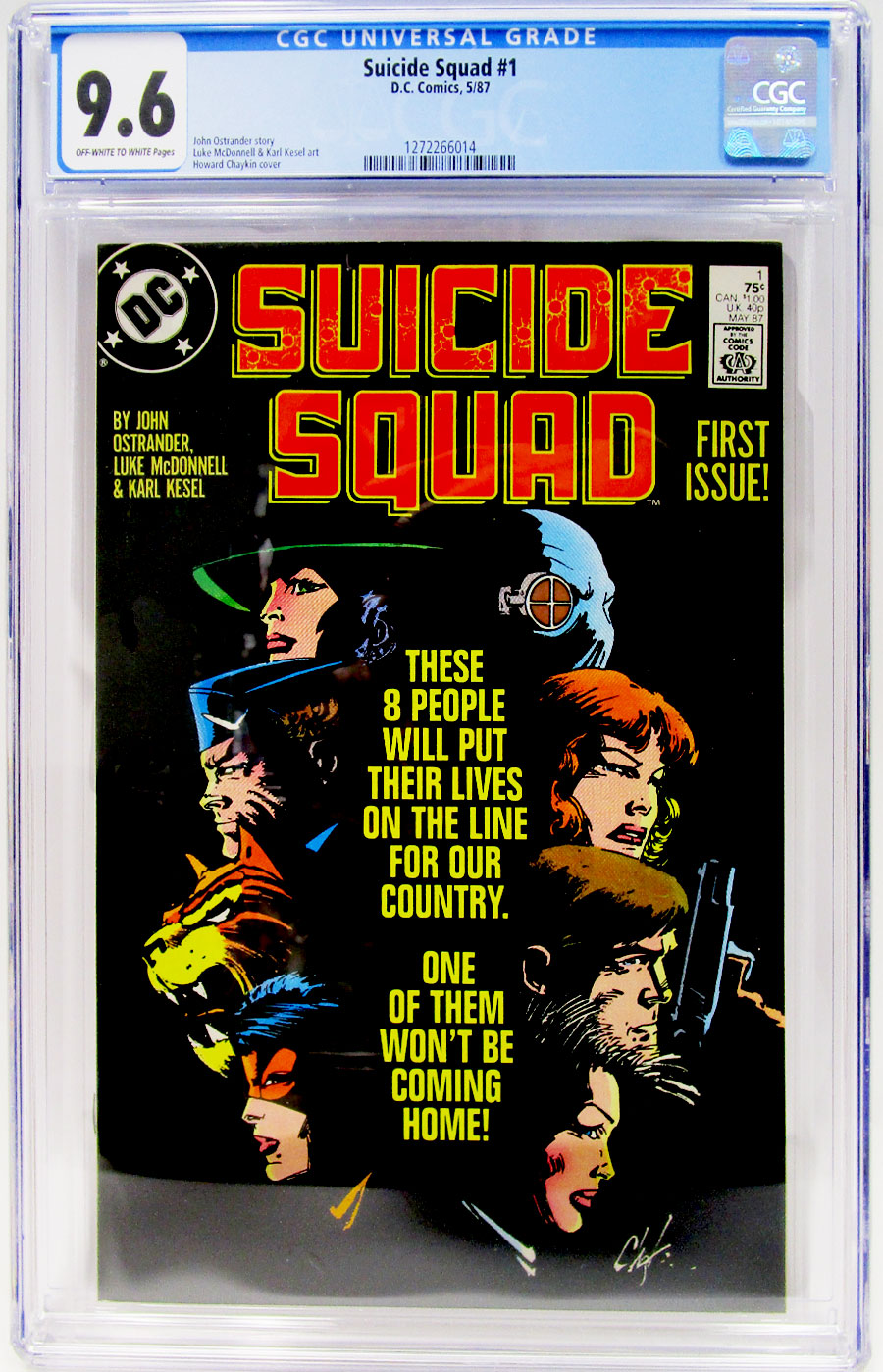 Suicide Squad #1 Cover B CGC 9.6