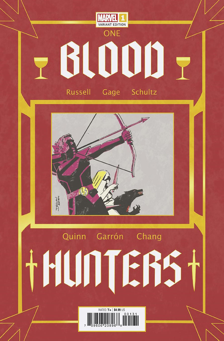 Blood Hunters #1 Cover C Variant Declan Shalvey Book Cover (Blood Hunt Tie-In)