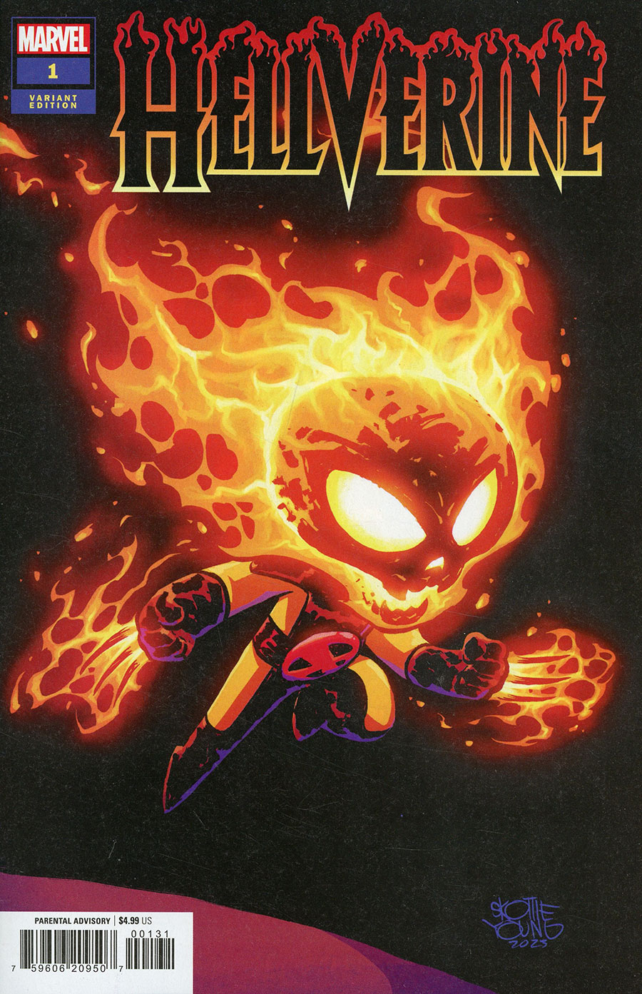 Hellverine #1 Cover C Variant Skottie Young Cover