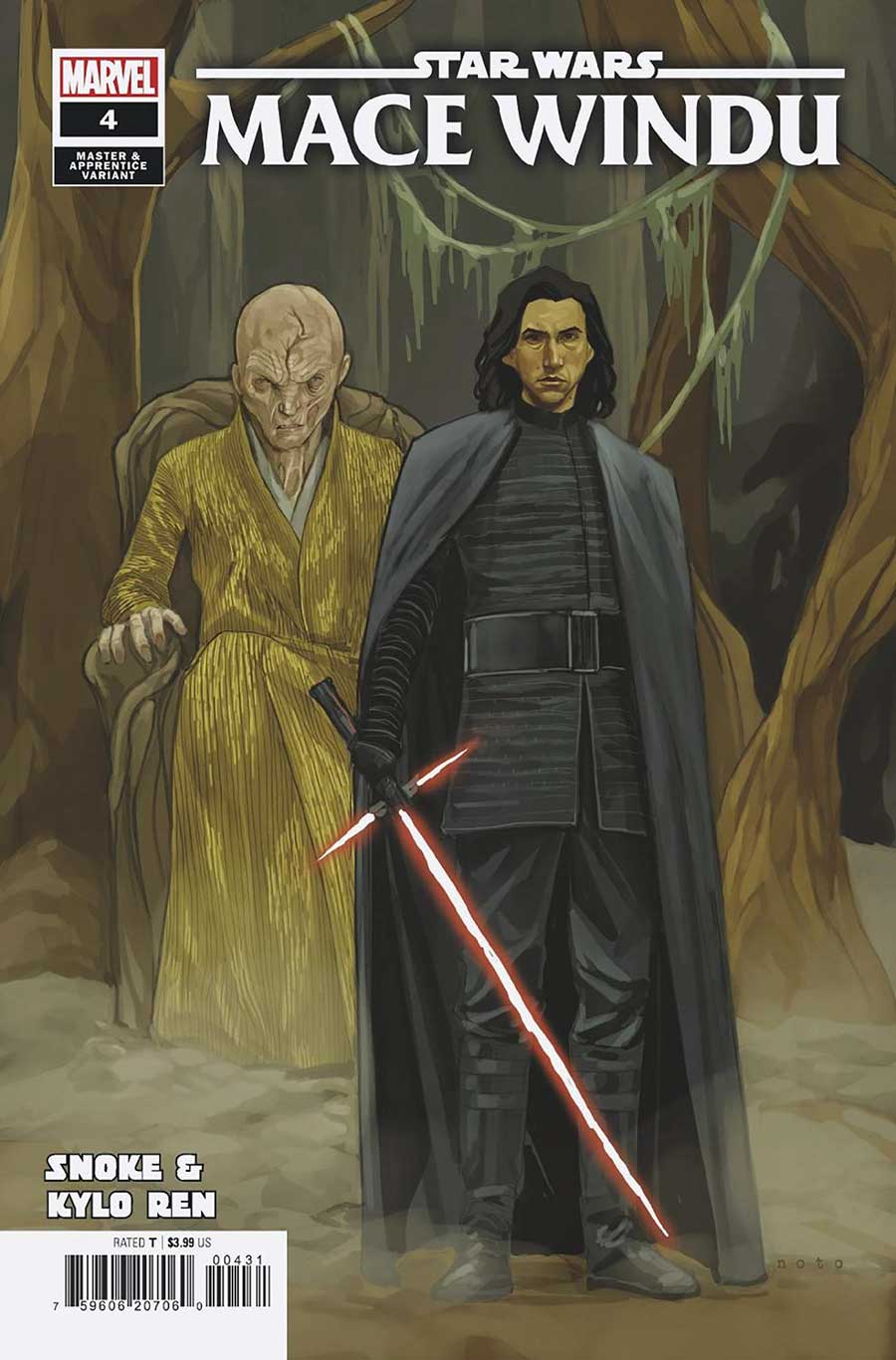 Star Wars Mace Windu #4 Cover C Variant Phil Noto Master & Apprentice Snoke & Kylo Ren Cover