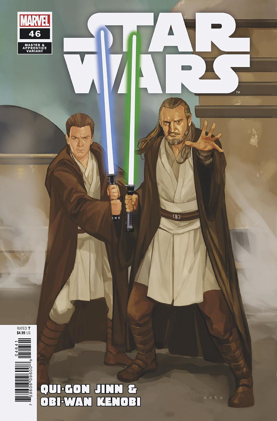 Star Wars Vol 5 #46 Cover C Variant Phil Noto Master & Apprentice Qui-Gon Jinn & Obi-Wan Kenobi Cover