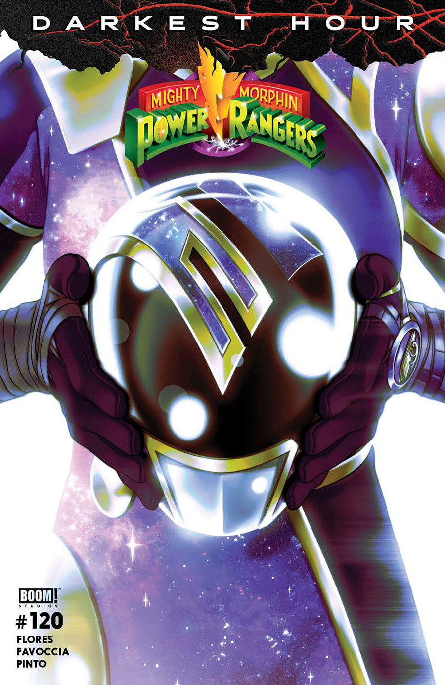 Mighty Morphin Power Rangers (BOOM Studios) #120 Cover C Variant Goni Montes Helmet Cover