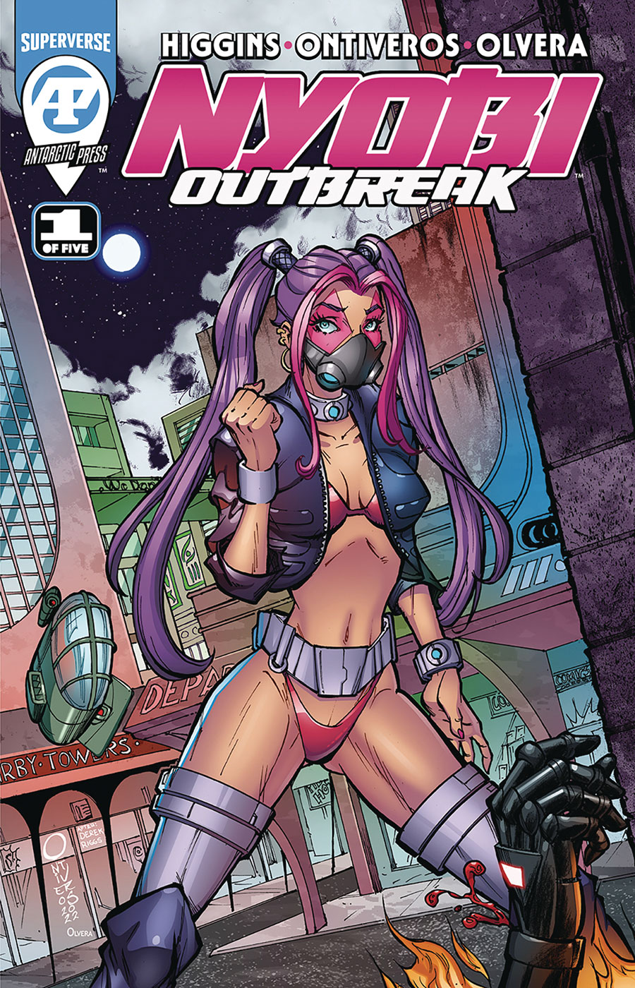 Nyobi Outbreak #1 Cover A Regular Juan Antonio Ontiveros Cover