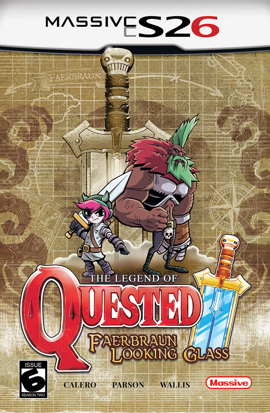 Quested Season 2 #6 Cover C Variant Trevor Richardson Video Game Homage Cover