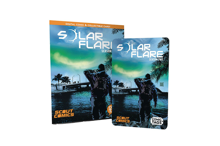 Solar Flare Season 2 Port Charlotte Collectible Comic Tag Card With Digital Comic