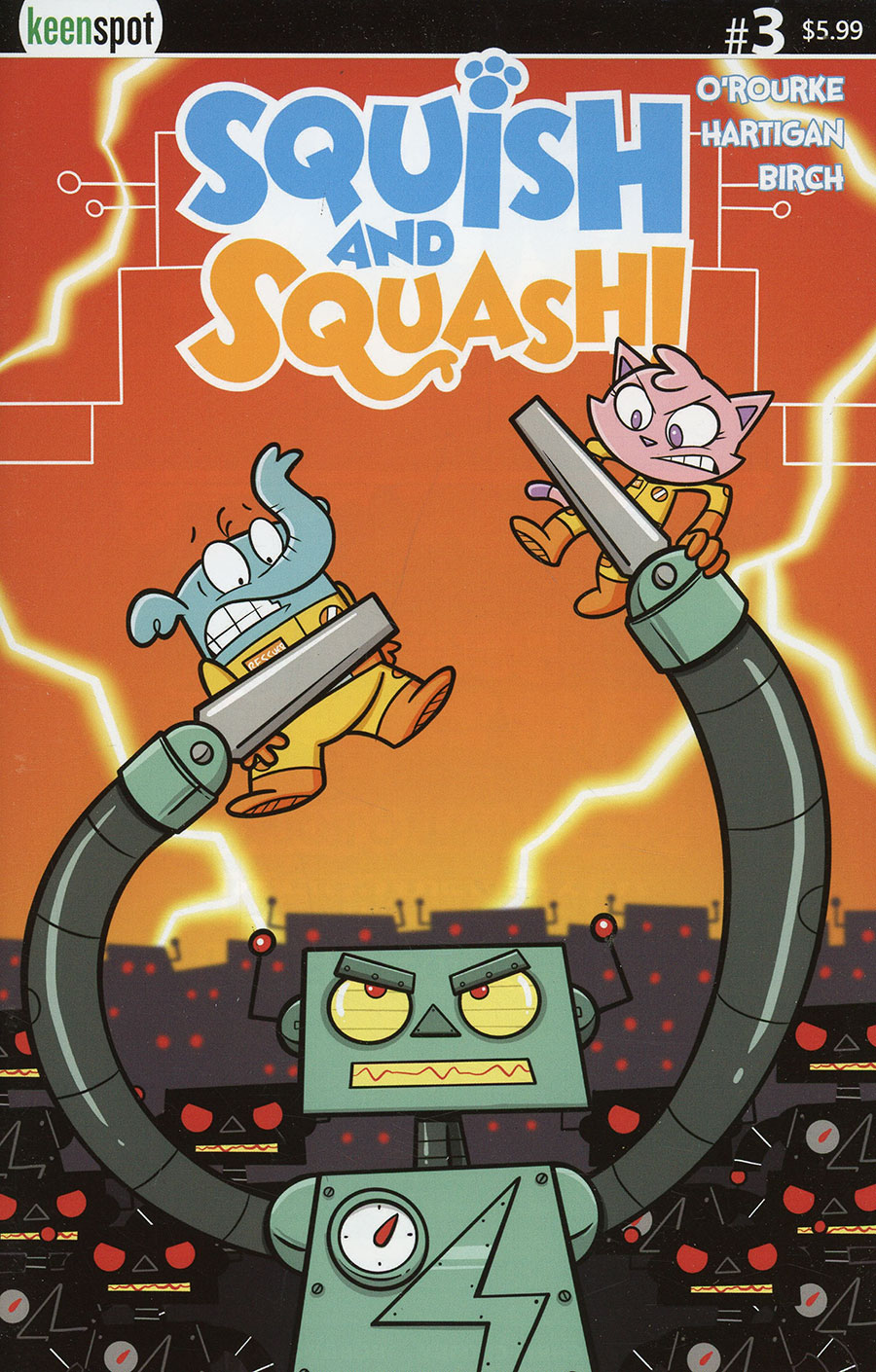 Squish And Squash #3 Cover A Regular Mike Hartigan Cover