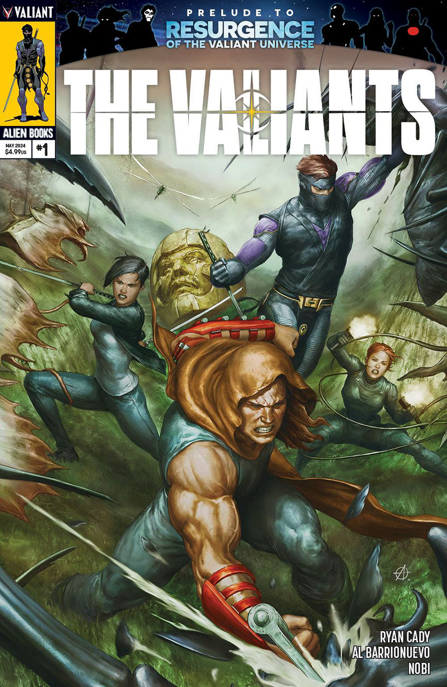 The Valiants #1 Cover A Regular Agustin Alessio Cover