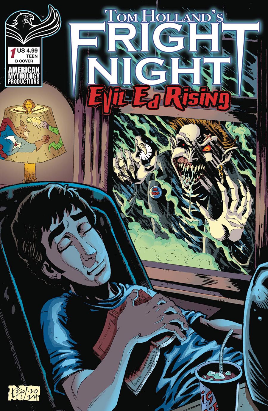 Tom Hollands Fright Night Evil Ed Rising #1 Cover B Variant Neil Vokes Cover