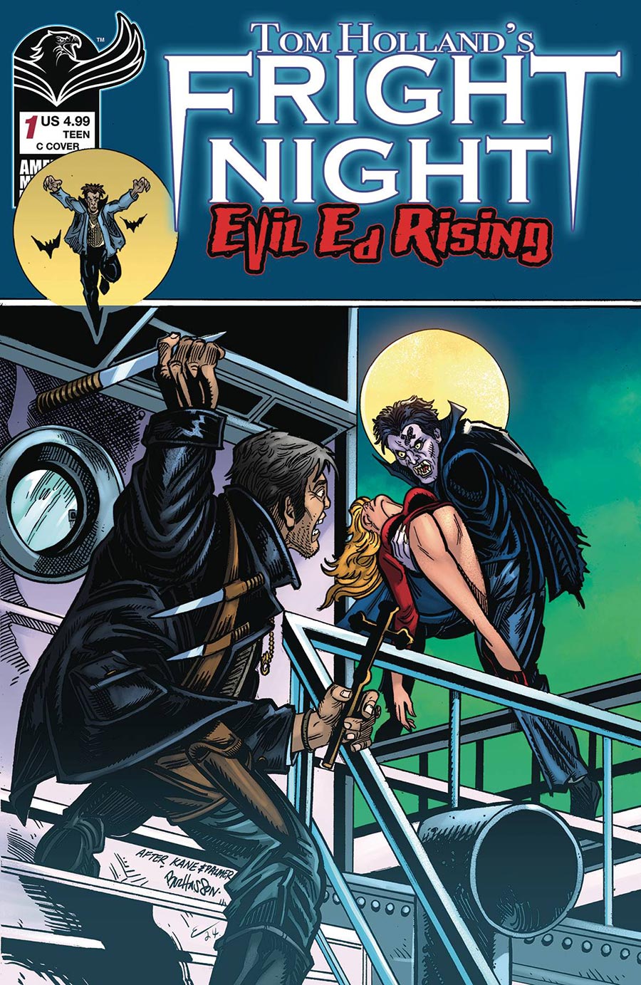 Tom Hollands Fright Night Evil Ed Rising #1 Cover C Variant Buz Hasson Homage Cover