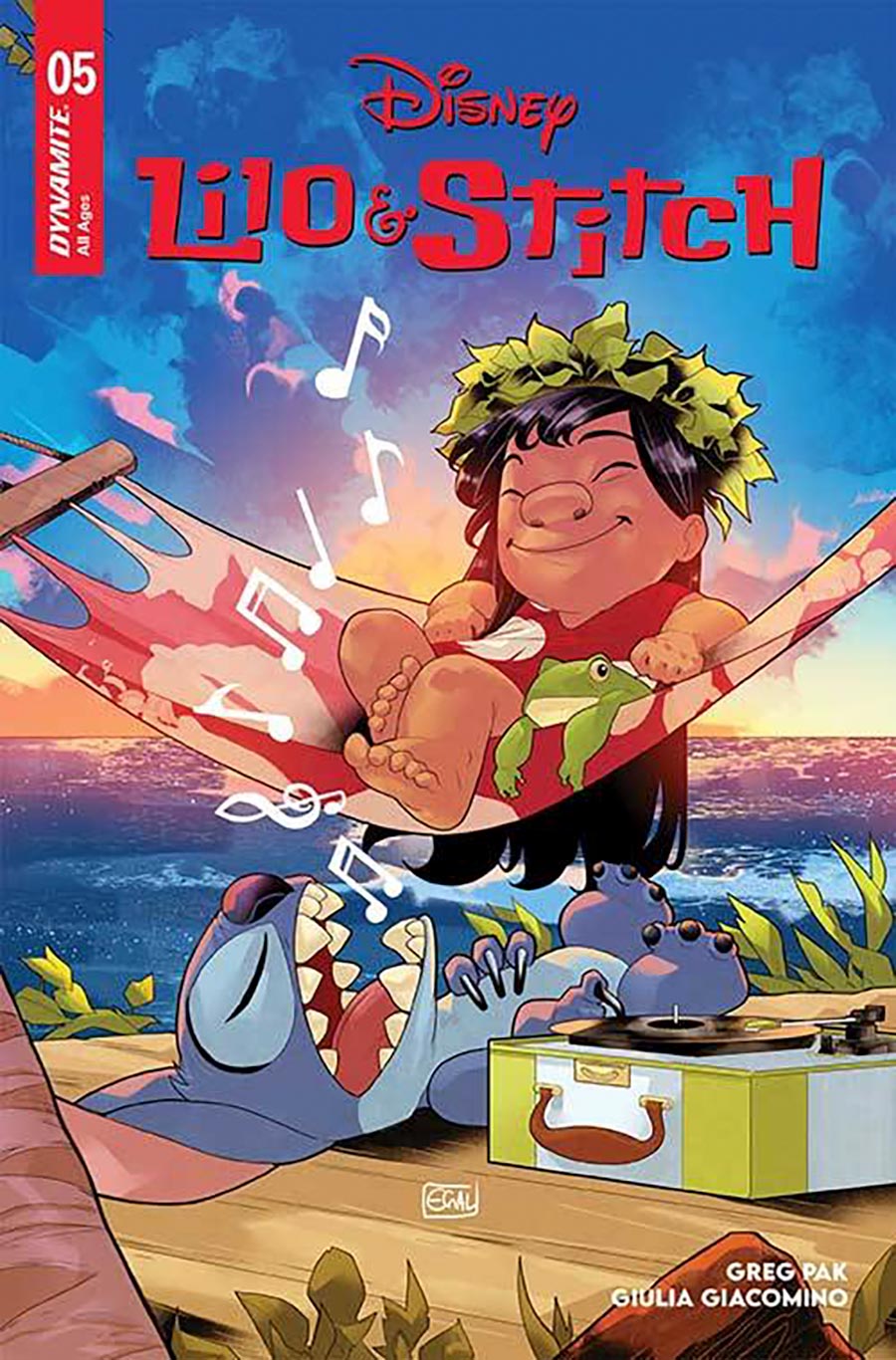 Lilo & Stitch #5 Cover B Variant Trish Forstner Cover