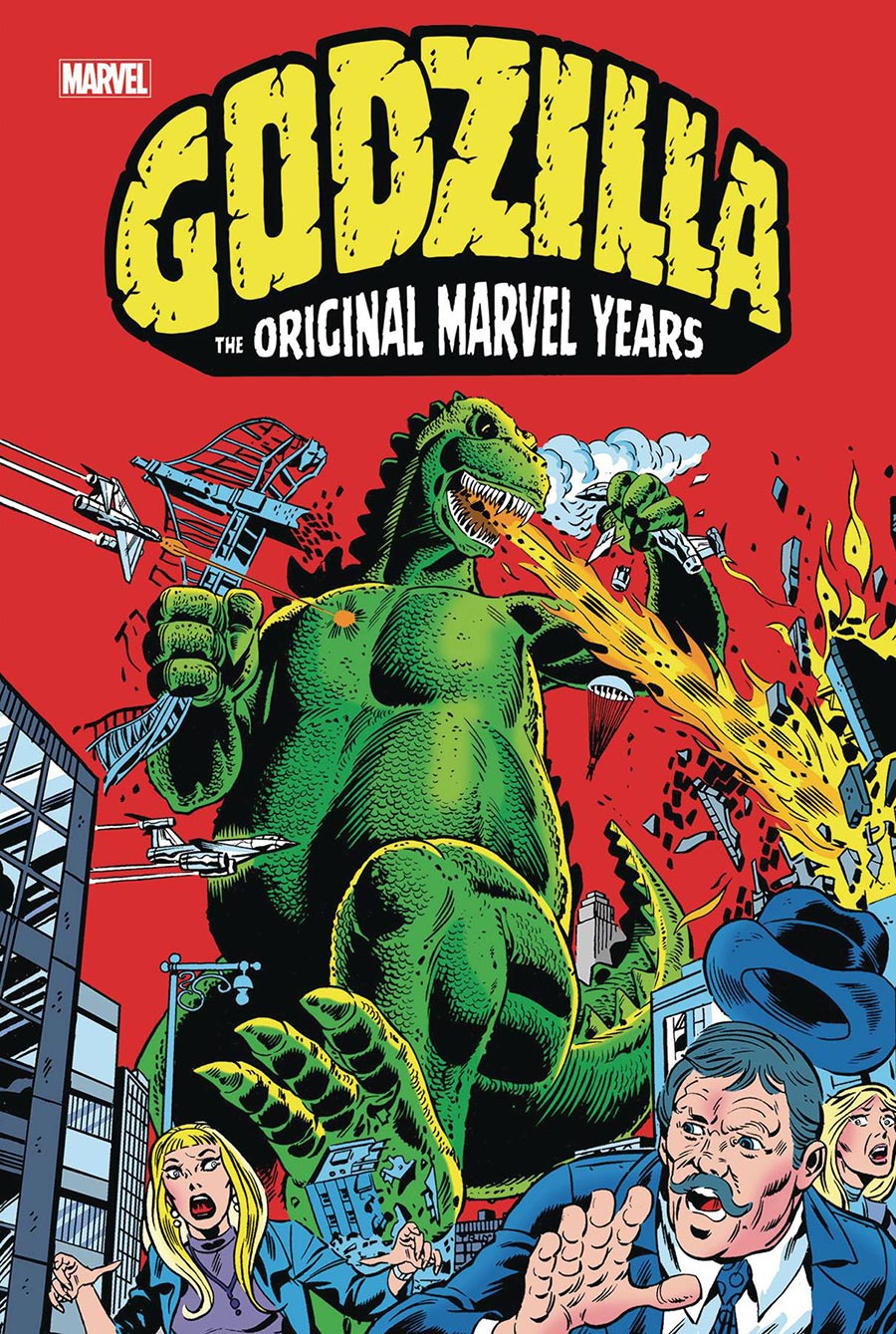 Godzilla The Original Marvel Years Omnibus HC Direct Market Herb Trimpe First Issue Variant Cover