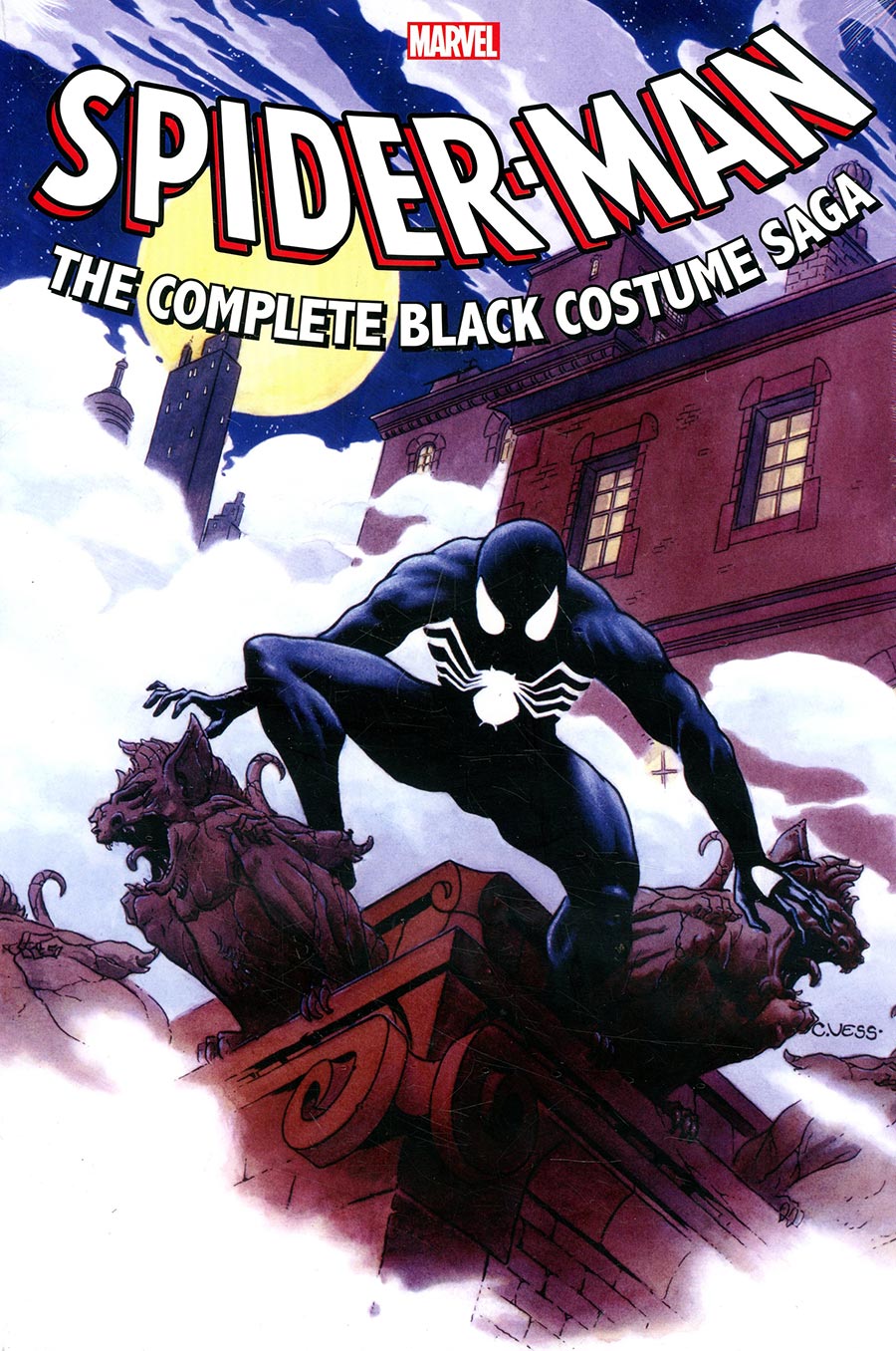 Spider-Man Complete Black Costume Saga Omnibus HC Direct Market Charles Vess Variant Cover