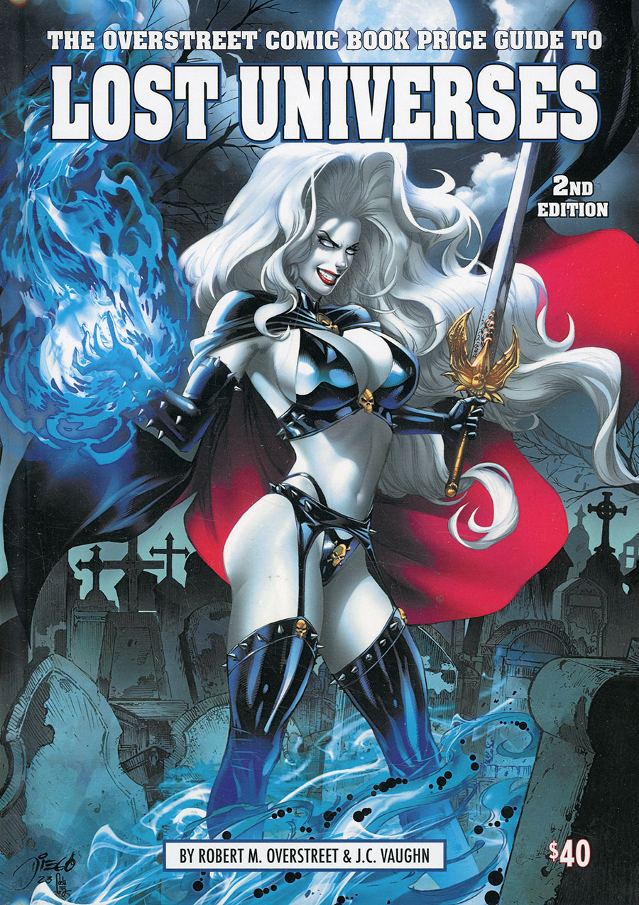 Overstreet Comic Book Price Guide To Lost Universes Vol 2 HC Lady Death Cover