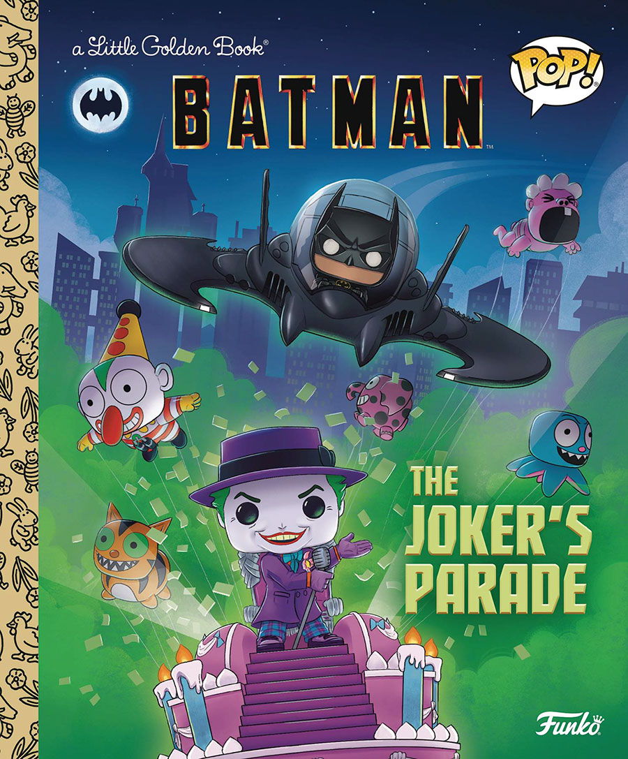 Funko POP DC Batman Jokers Parade Little Golden Book HC