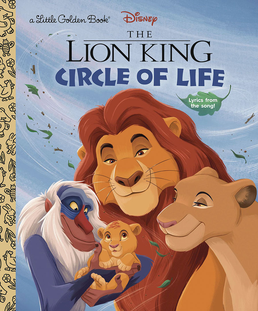 Disney Lion King Circle Of Life Little Golden Book HC