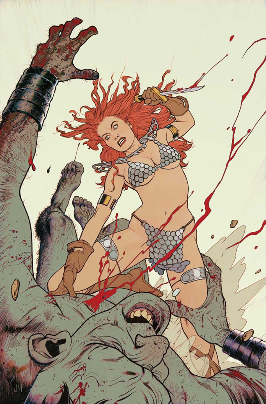 Red Sonja Empire Of The Damned #2 Cover J Incentive Joshua Middleton Foil Virgin Cover