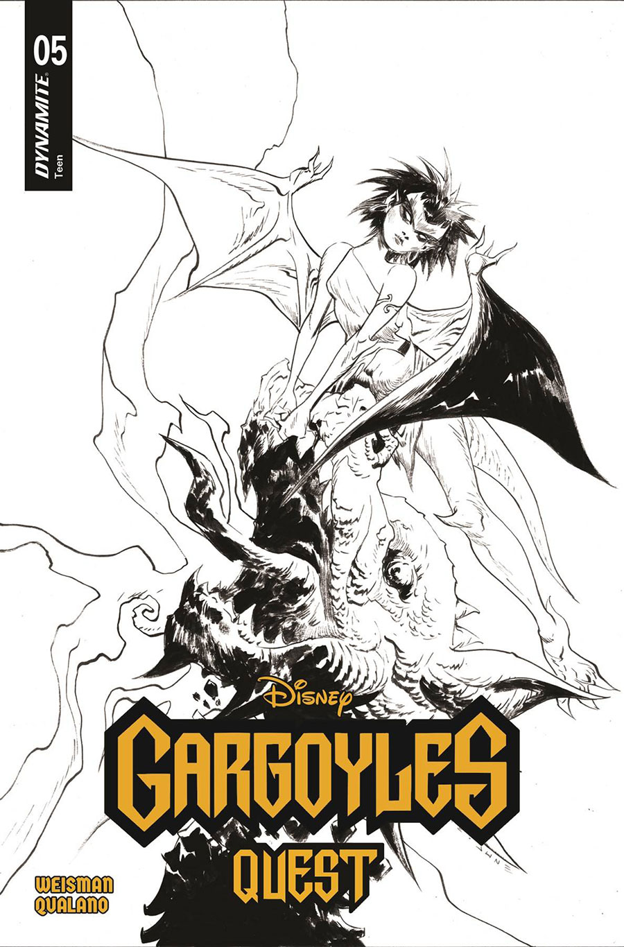 Gargoyles Quest #5 Cover F Incentive Jae Lee Line Art Cover