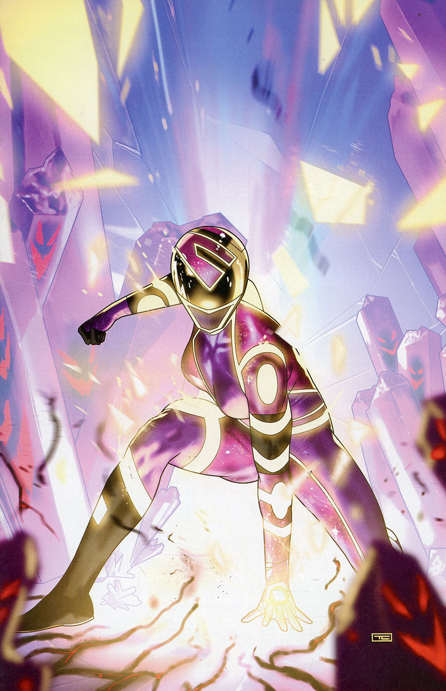 Mighty Morphin Power Rangers (BOOM Studios) #120 Cover E Incentive Taurin Clarke Virgin Cover