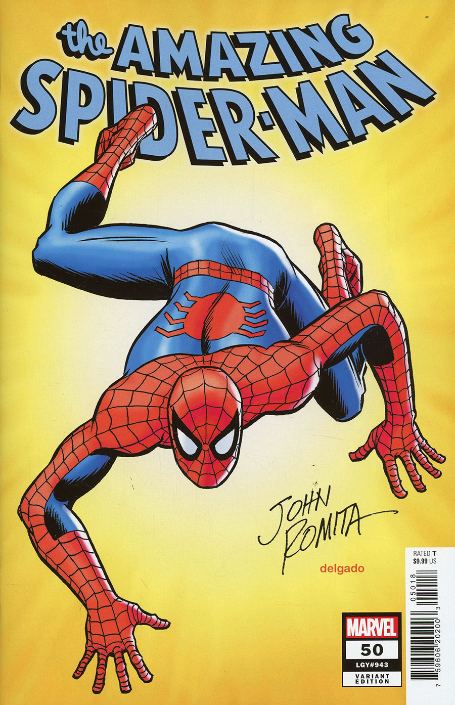 Amazing Spider-Man Vol 6 #50 Cover G Incentive John Romita Sr Variant Cover