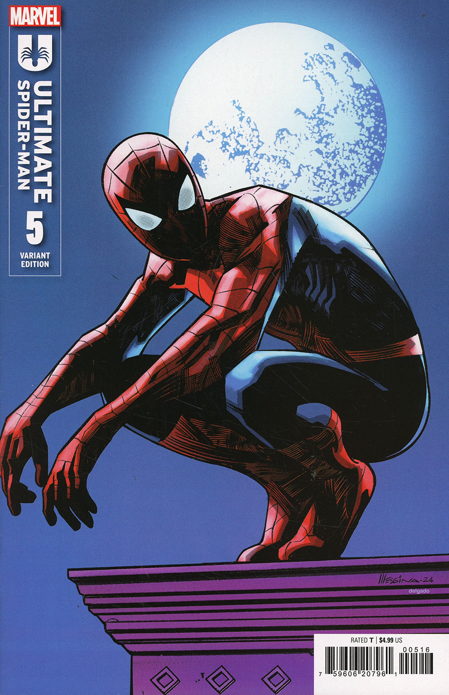 Ultimate Spider-Man Vol 2 #5 Cover D Incentive David Messina Variant Cover