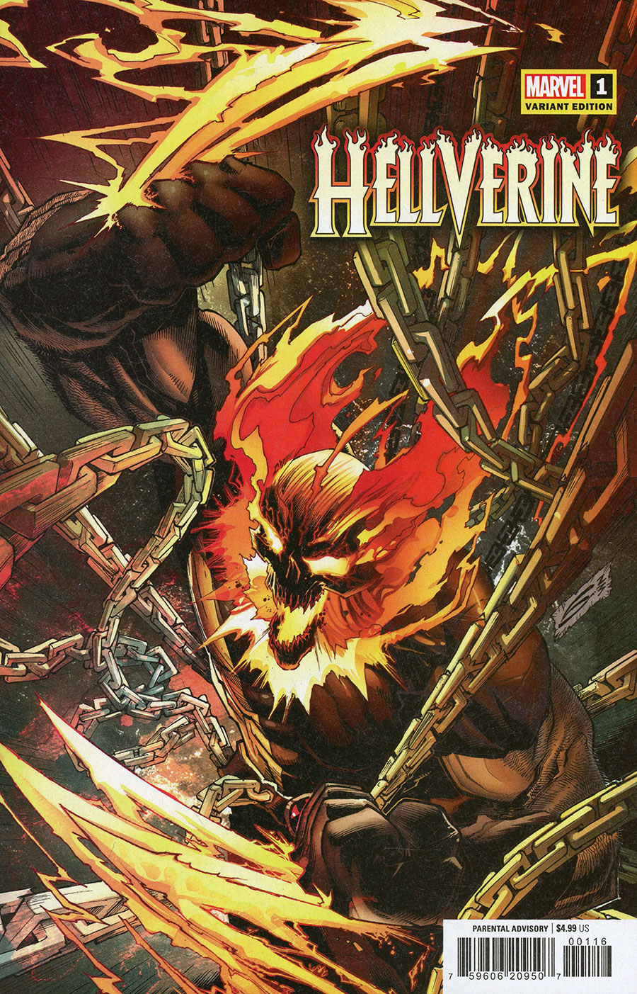 Hellverine #1 Cover H Incentive Gerardo Sandoval Variant Cover