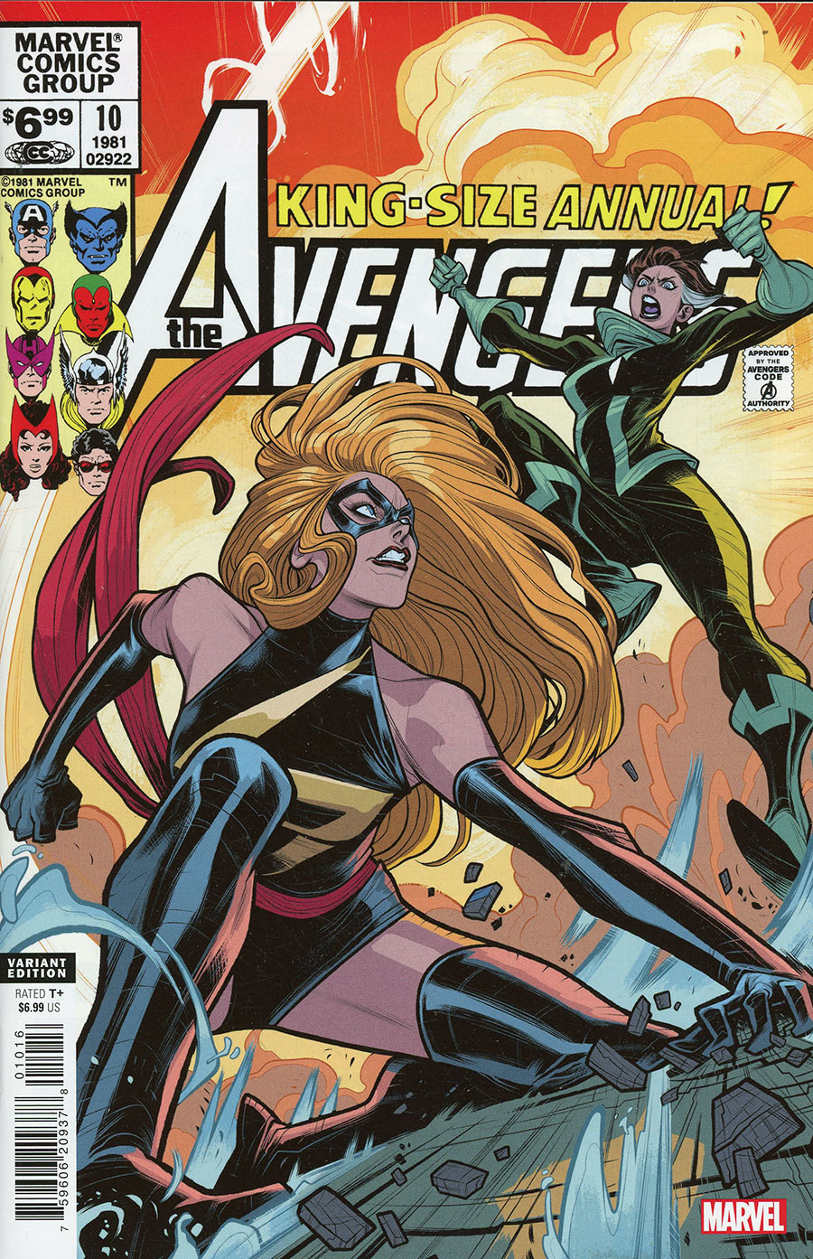 Avengers Annual #10 Cover H Facsimile Edition Incentive Elizabeth Torque Variant Cover
