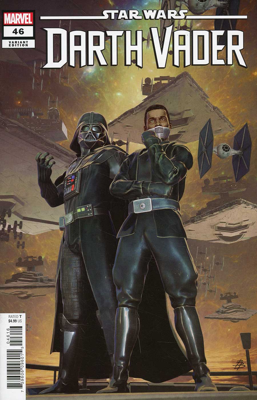 Star Wars Darth Vader #46 Cover E Incentive Bjorn Barends Variant Cover