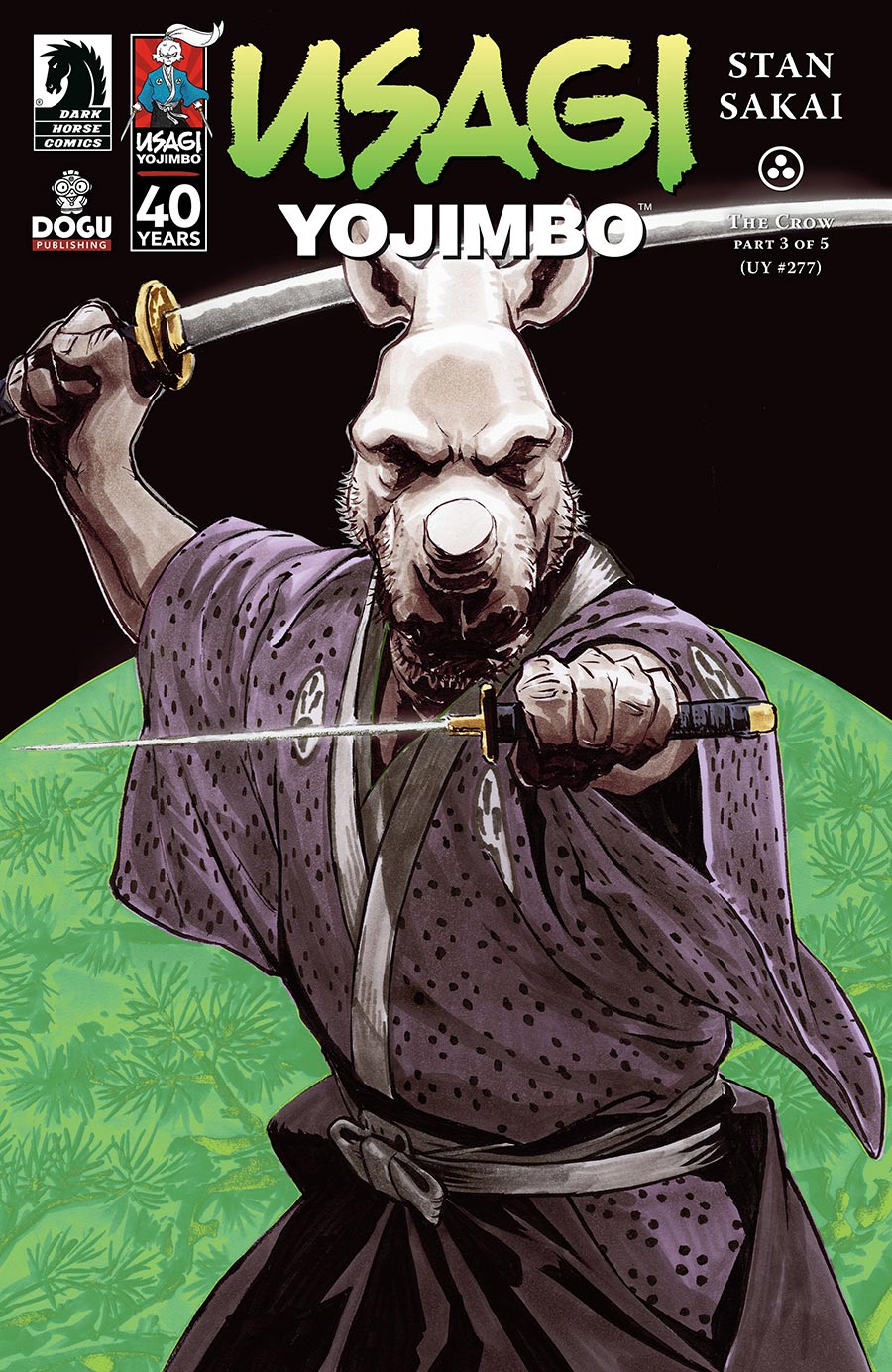 Usagi Yojimbo The Crow #3 Cover C Incentive Arita Mitsuhiro Variant Cover