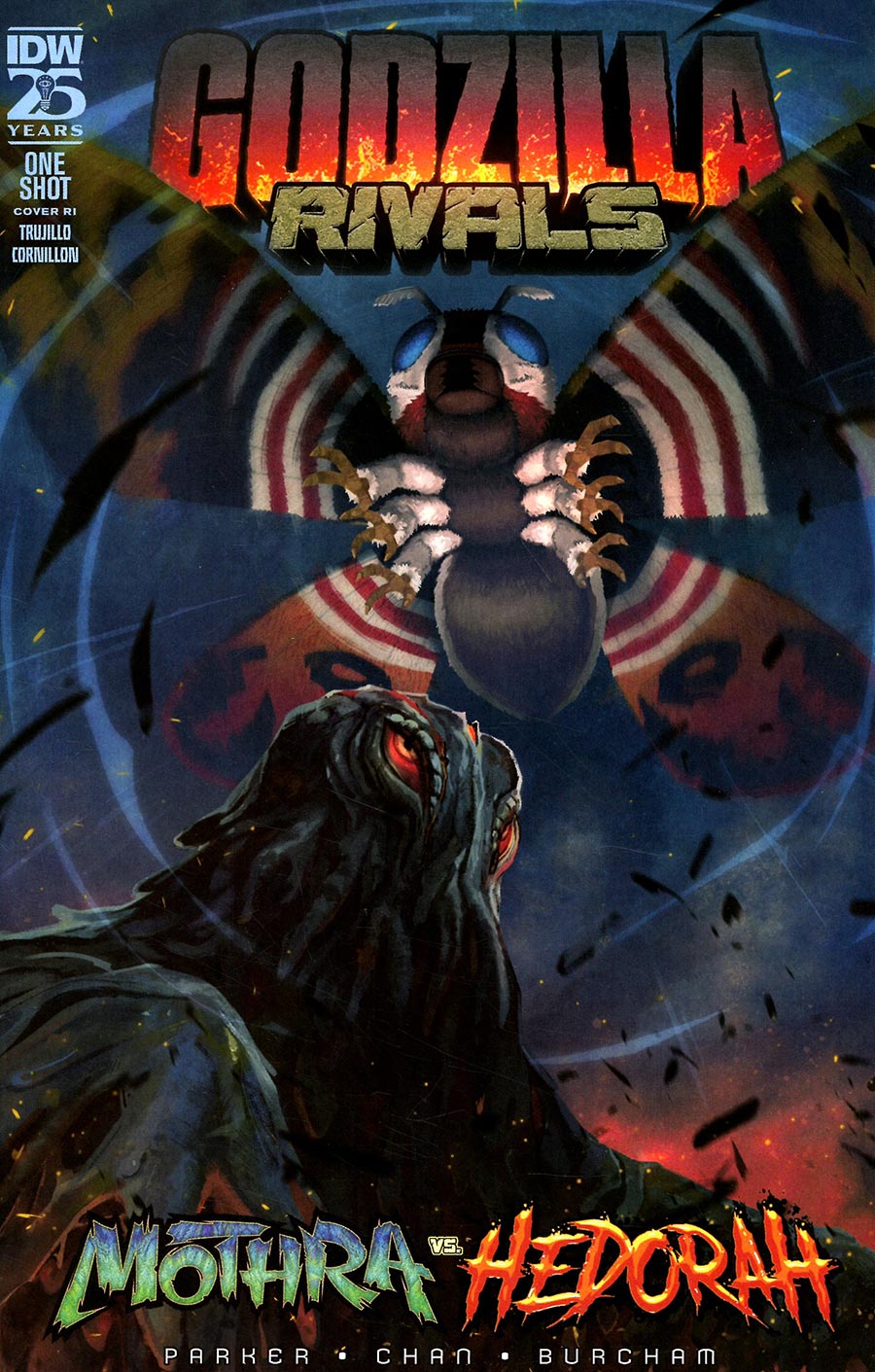 Godzilla Rivals Mothra vs Hedorah #1 (One Shot) Cover C Incentive Sara Pitre-Durocher Variant Cover