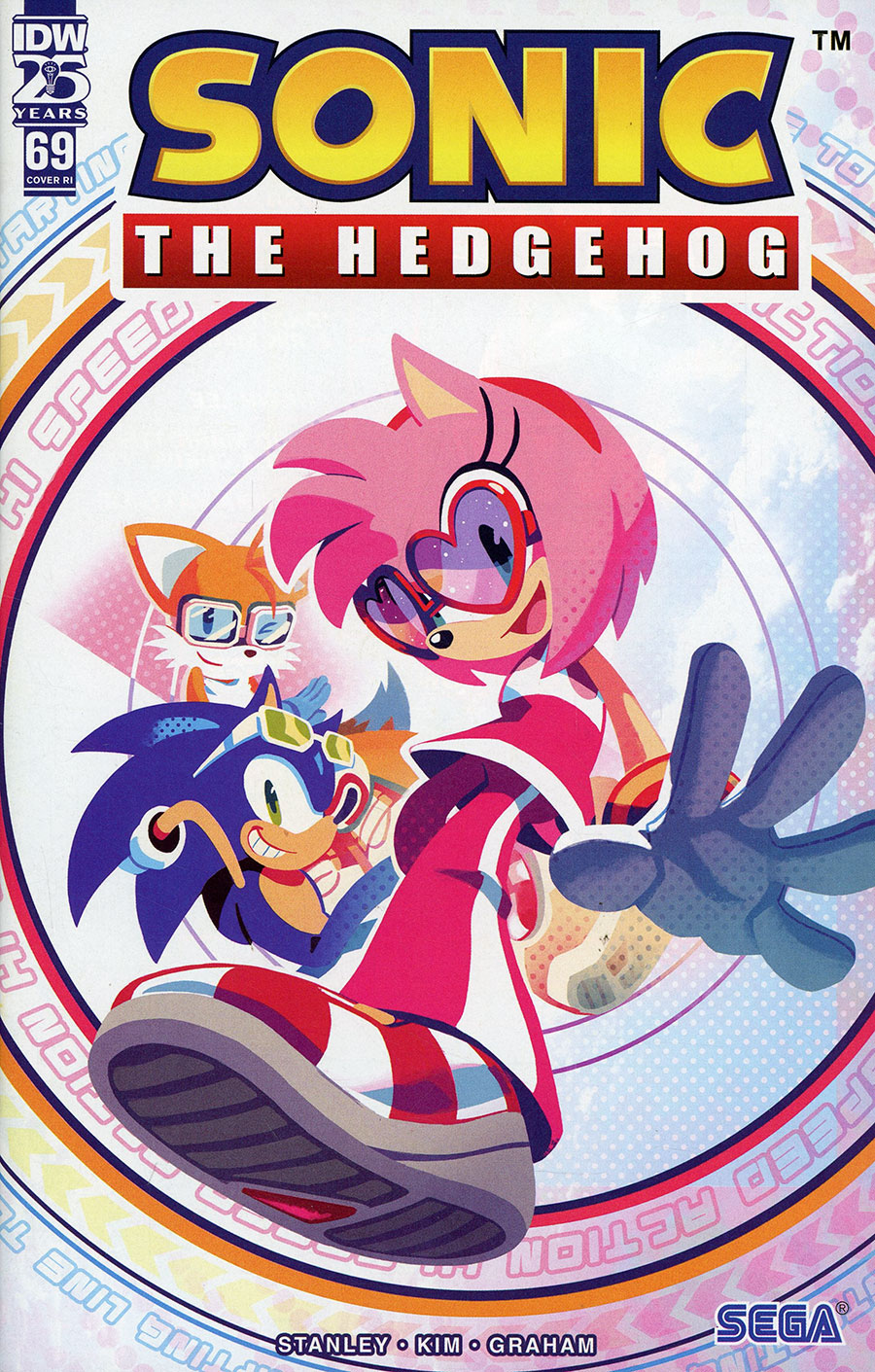 Sonic The Hedgehog Vol 3 #69 Cover C Incentive Nathalie Fourdraine Variant Cover