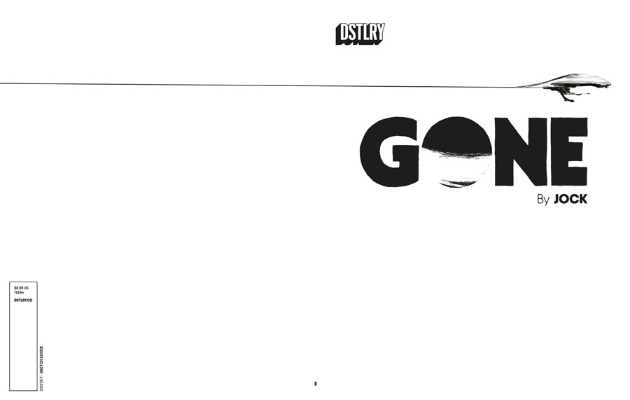 Gone #3 Cover F Variant Blank Wraparound Cover