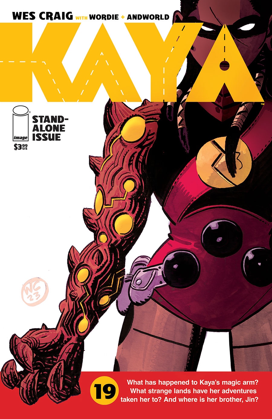 Kaya #19 Cover A Regular Wes Craig Cover