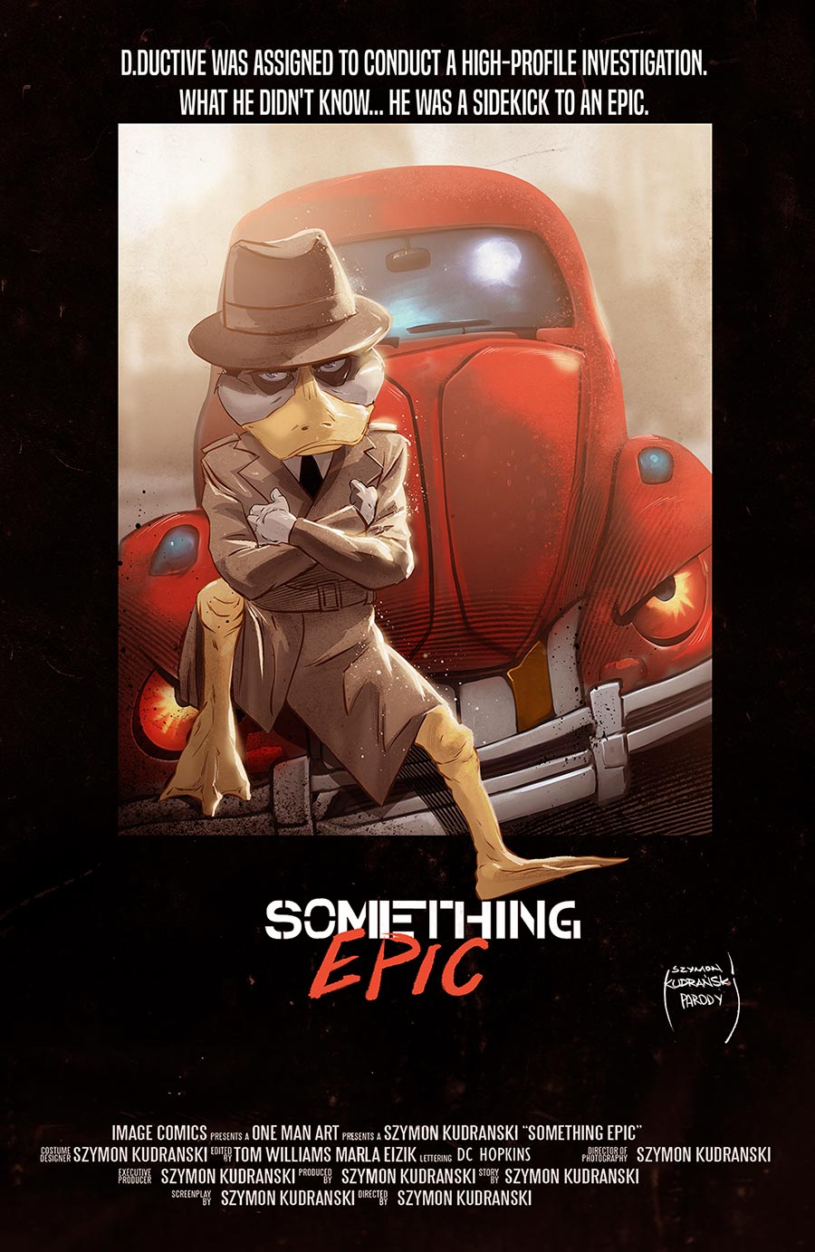 Something Epic #11 Cover C Variant Szymon Kudranski Movie Homage Cover