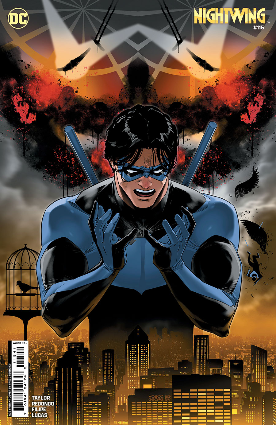 Nightwing Vol 4 #115 Cover E Incentive Vasco Georgiev Card Stock Variant Cover