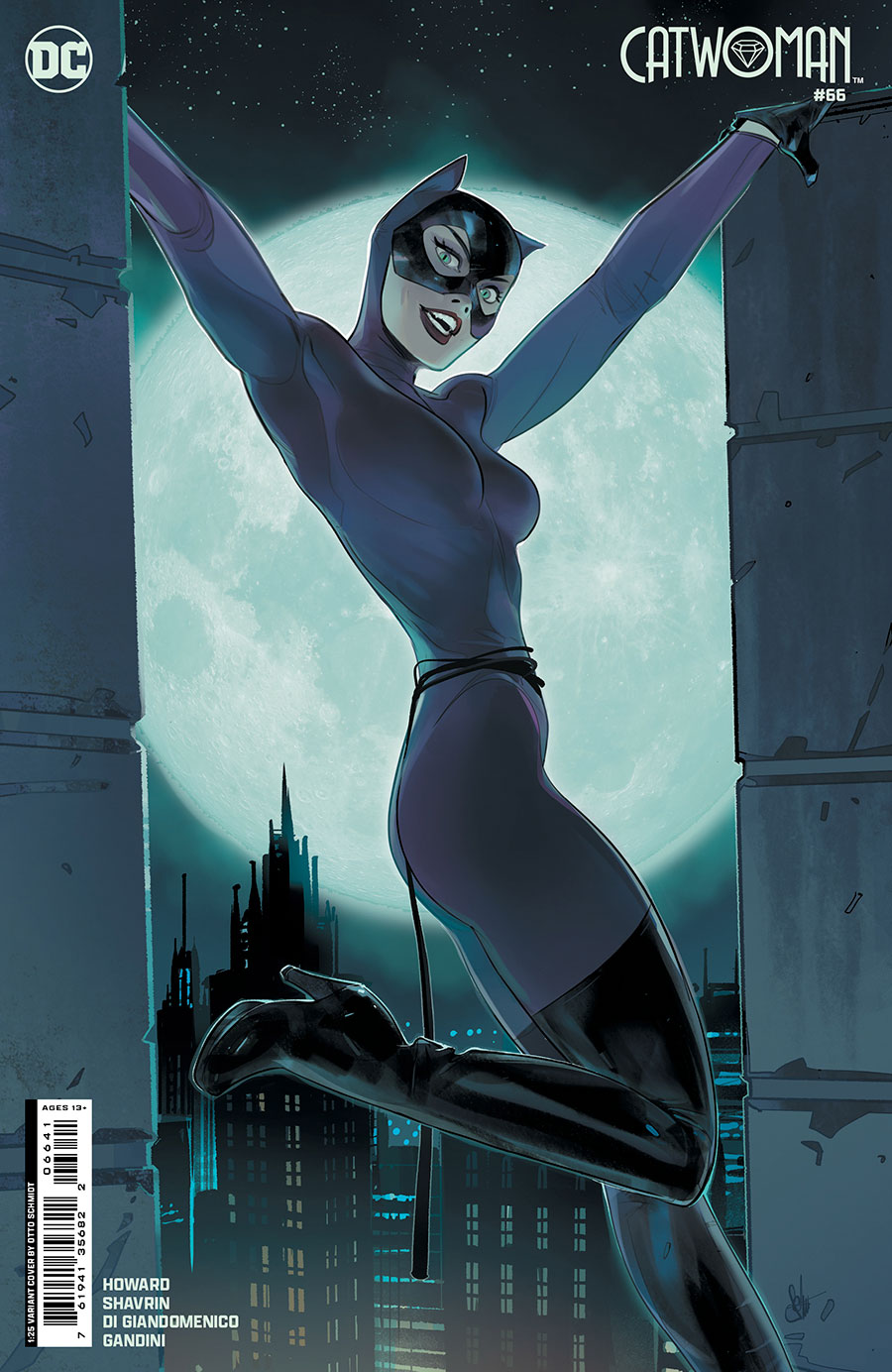 Catwoman Vol 5 #66 Cover D Incentive Otto Schmidt Card Stock Variant Cover