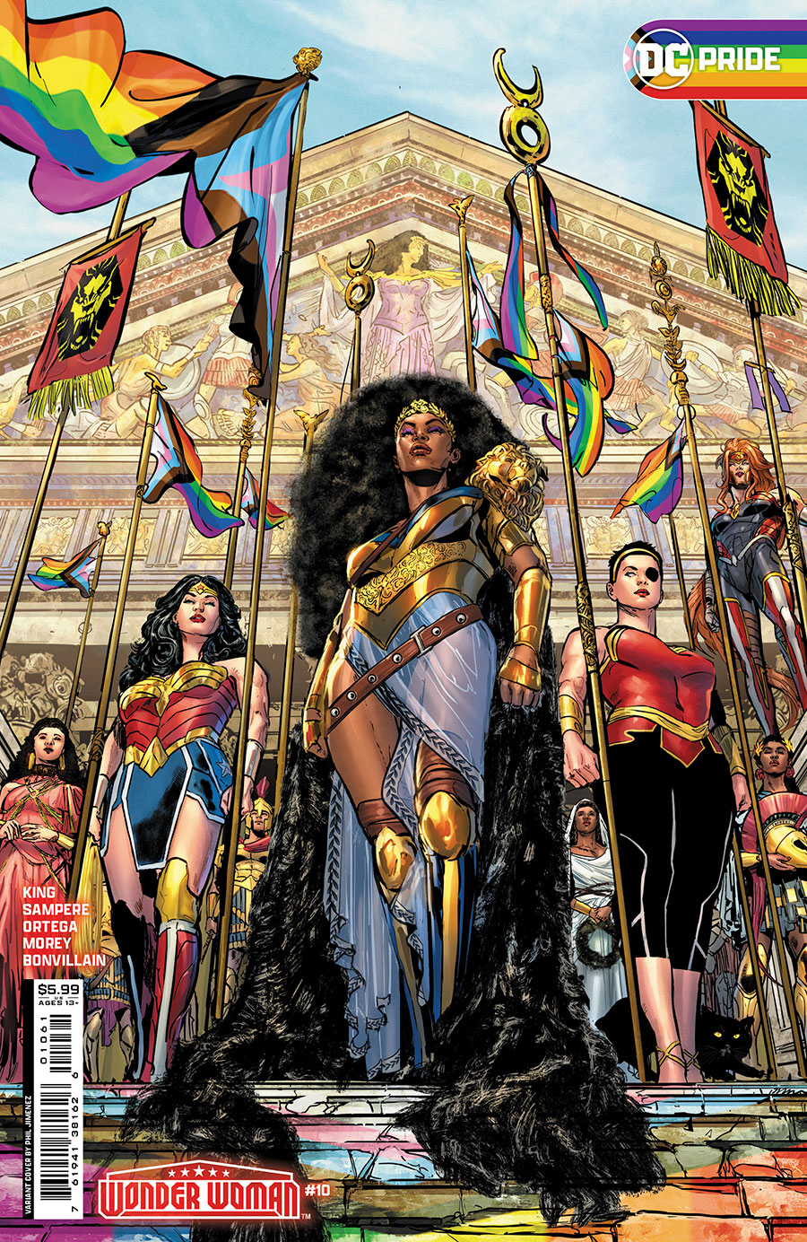 Wonder Woman Vol 6 #10 Cover D Variant Phil Jimenez DC Pride 2024 Card Stock Cover