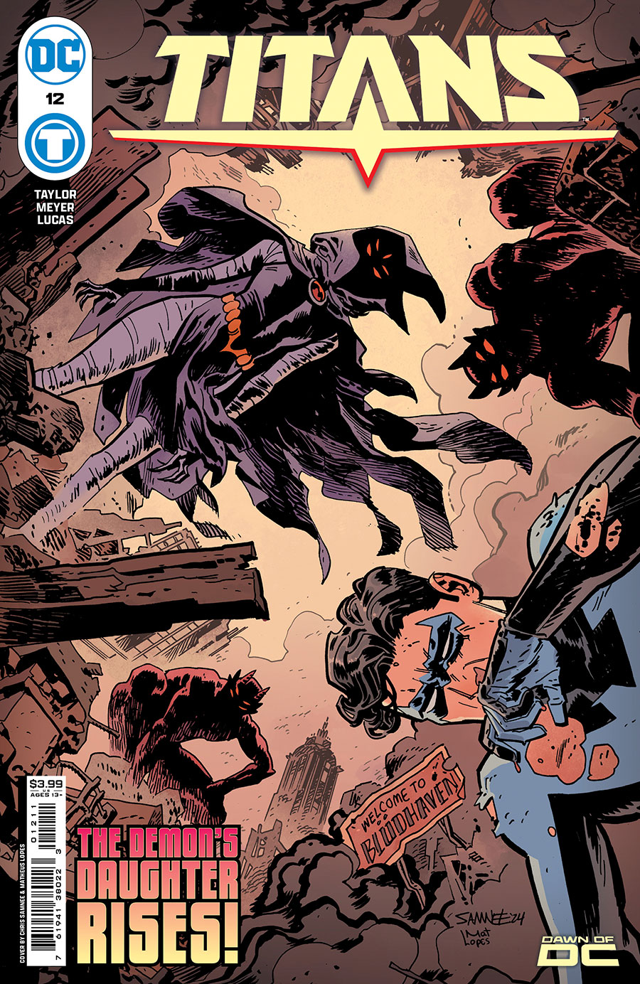 Titans Vol 4 #12 Cover A Regular Chris Samnee Cover