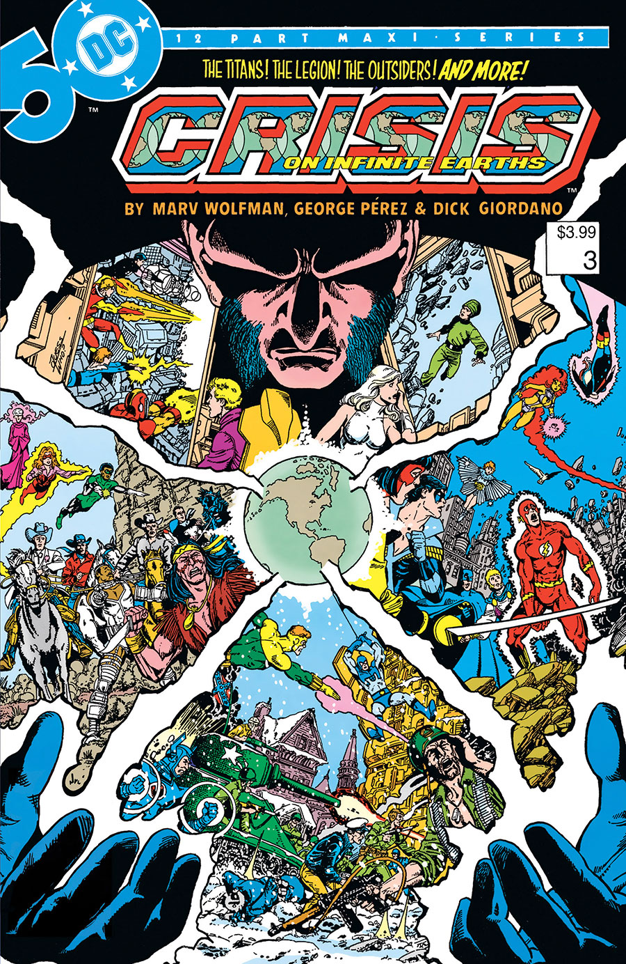 Crisis On Infinite Earths #3 Facsimile Edition Cover A Regular George Perez Cover