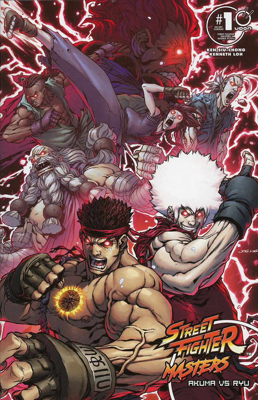 Street Fighter Masters Akuma vs Ryu #1 (One Shot) Cover F Incentive Retailer Appreciation Variant Cover