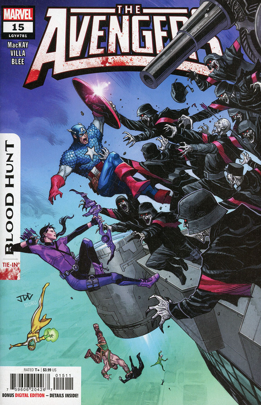 Avengers Vol 8 #15 Cover A Regular Joshua Cassara Cover (Blood Hunt Tie-In)